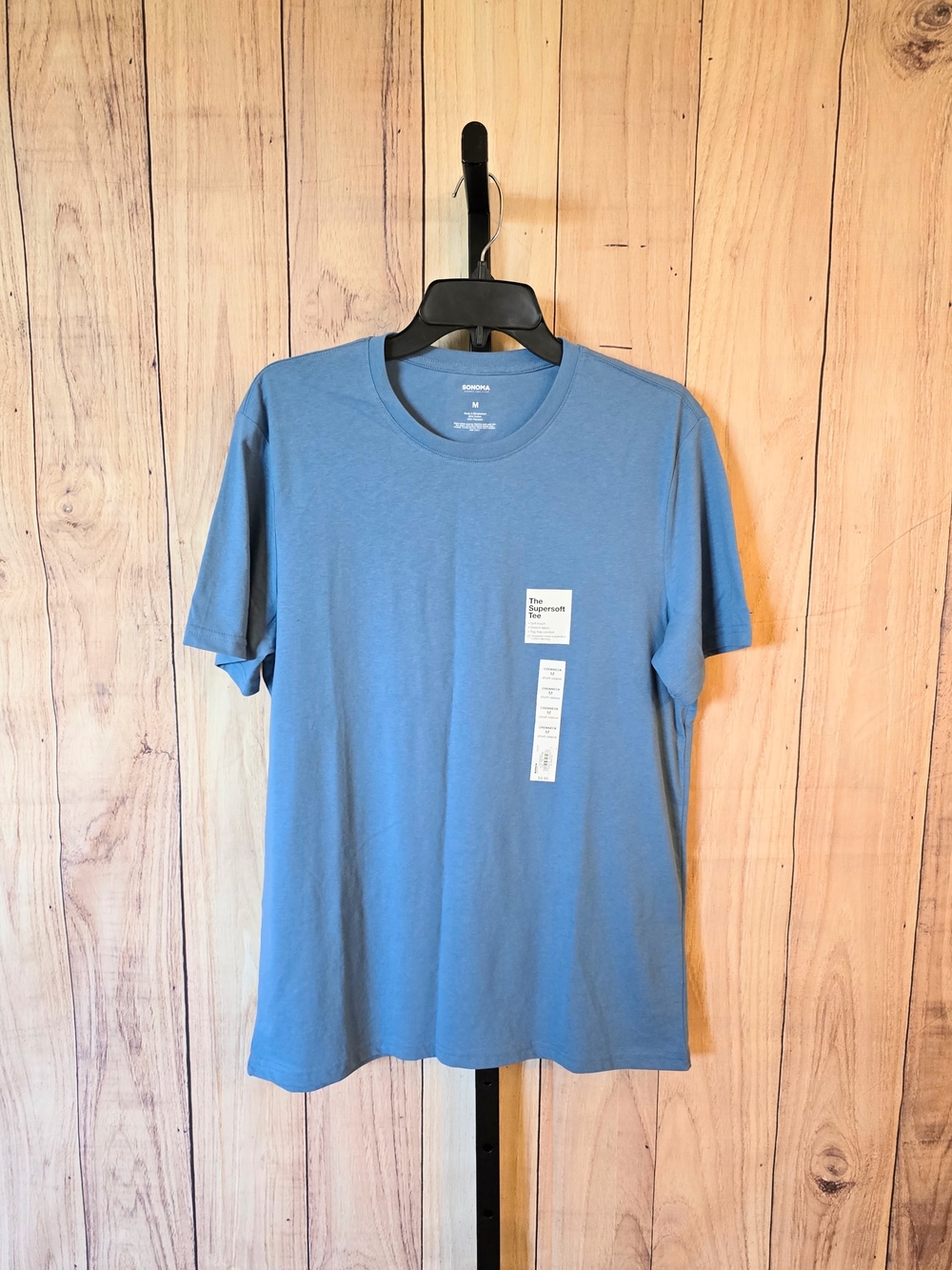 Sonoma Men's Short Sleeve Crew Tee in Light Blue